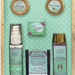 Nyassa Just Lavender Gift Set|Handmade Soap,Scrub, Face Moisturizer, Hand Cream, Lip Balm, Shower gel|Gift set for all Occasions| No Parabens.100% Vegetarian|Ideal gifting for all Occasion-26