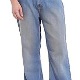 Men Bootcut Loose Fit Solid Street Wear Jeans-image-15