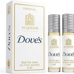 ALQAYAMI Doves Roll-On Attar, Alcohol-Free Perfume Fragrance, 6 ml, Pack of 2-image-112