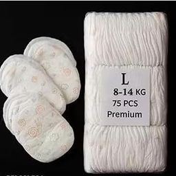 BRINDIYA Complete Comfort Wonder Pants | Pant Style Baby Diapers | CottonSoft Baby Diaper with Leakage Guard, Wetness Indicator & 12 Hours Absorption | India's Fastest Absorbing Diaper, Patented Dry Xpert Channel , SIze = Small,Mideum&Large (L, 75.0, count)-image-101