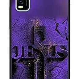 NDCOM for Vivo Y20 / Vivo Y20i / Vivo Y20s / Vivo Y20G / Vivo Y20T / Vivo Y20A / Vivo Y12s / VIVO Y12G Back Cover Best Jesus Cross Printed Metal Case-24