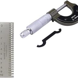 Digital Craft 0-25mm Outside Micrometer Caliper Precision Gauge Measuring Tools Micrometer High-Precision Gauging Tool, Wire Gauge-4