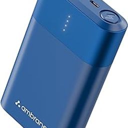 Ambrane 20000mAh 33W Fast Charging Power Bank, Emergency Backup for Macbooks/Type C Laptops,Type-C Input & Output PD 3.0, For All Mobiles-iPhone & Android, Tablets, Other Devices (PowerlitDuo 30 Blue)-18