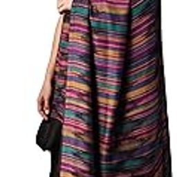 Womens Pure Wool Multicolour Striped Shawl, With Woolmark Certificate-image-28