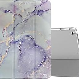 MOCA Compatible Smart Flip Cover Case for iPad 9.7 inch 2017 2018 iPad 5th 6th Generation A1893 A1954 A1822 A1823 Smart Case Cover (Purple Marble, iPad 9.7 inch 2017/2018 Launched)-image-67