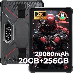 HOTWAV R9 Pro Android 14 Rugged Tablet (Red)-23