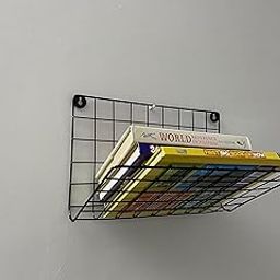Sarman wall hanging magazine newspaper brochure books pamphlet holder stand for living room office file organizer-image-42