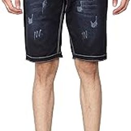 Men's Relax Fit Denim Shorts-image-3