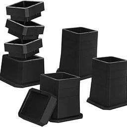 THE STYLE SUTRA 4Pcs Bed Risers for Platform Bed Frame Floor Protector for Table Couch Sofa 5 Inch-picture-6