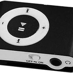 Techking 𝟏𝟎 𝐘𝐞𝐚𝐫𝐬 𝐖𝐚𝐫𝐫𝐚𝐧𝐭𝐲 MP3 Portable MusicMini MP3 Back ClipServiceable withCard and Cable (Black) Card not included-image-80