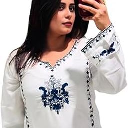 Rasco Trendz Women's Kurti PSG White 2 White L-image-89