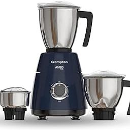 Crompton Ameo Pro 750W 3 Jar | Mixer Grinder | MaxiGrind | Motor Vent-X Technology |3 Stainless Steel Jars and 1 Juicer Jar | Black & Blue-picture-26
