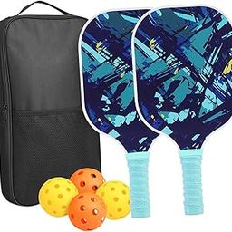 UJEAVETTE 2Pcs Pickleball Paddles Pickleball Racket for Advanced Beginners Kids Adults-image-94