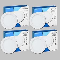 TEKNOLITE LZP 22W Natural White White Round LED Panel Light for False Ceiling | Ultra Slim Recessed Ceiling Light With 600 Lumens Output | Ideal LED Panel for Home, Office & Bedroom Lighting Pack of 4-image-40
