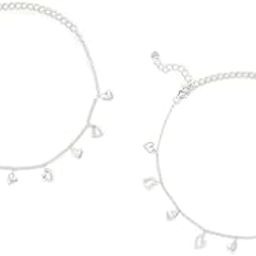 by Caratlane You and Your Restless Fidgeting Heart Anklets in 925 Silver for women-image-33