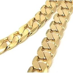 Gold Plated Heavy chain for Men- Sangal Gold Plated- Long Lasting Gold Plating-image-9