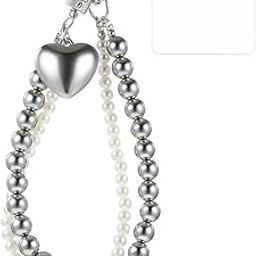 PATPAT® Pearl Beaded Cute Phone Charms for Girls,Mobile Charms with Card Phone Accessories for Girls,Multipurpose Cell Chain Bag Charm Kawaii Key Chain Mobile Keychain-image-95