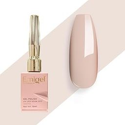 Emigel Professional UV Gel Polish MAUVE PINK - E073 | Cured With UV LED Lamp | Super Glossy Finish |Quick Drying Nail Polish (12ml)-image-11