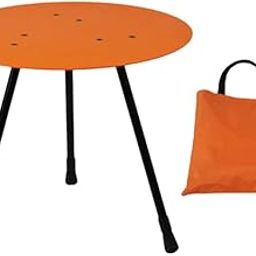 CALANDIS™ Foldable Round Table Holder Dining Table for Outdoor Sports Fishing Backyard Orange | Tables | Furniture-image-21
