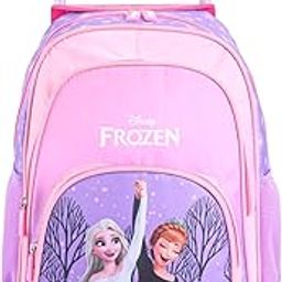 Premium Disney Frozen Sisters Trolley Backpack for Kids, Lightweight & Durable, Water Resistant, Perfect for School, Travel & Outdoor Bag for Boys & Girls, Comfortable Back Cushion,16 Inch-image-105