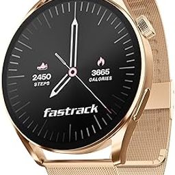 Fastrack Dezire FX1 Luxury Metal Smart Watch, 1.38” UltraVU HD Display, Functional Crown, SingleSync BT Calling, AI Voice Assistant, 100+ Smartwatch Faces, IP68, Upto 5 Day Battery (Rose Gold)-image-8