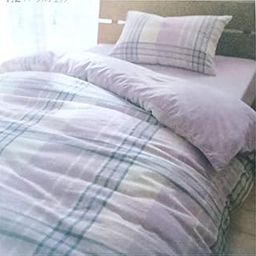 Imperial Home Collection 100% Cotton Yarn Dyed Duvet Cover (Comforter Cover) Navy Check with Pillow Cases-image-38