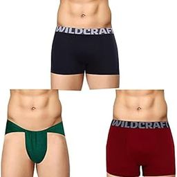 Men’s Cotton Gym Langot with Wildcraft Solid Trunks – Pack of 3 | Ideal for Kushti, Wrestling & Intense Physical Training, Multicolor-Free Size-image-5
