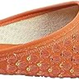 Latest Rajasthani Jaipuri Juti for Women and Girls (Brown, Numeric_5)-image-91