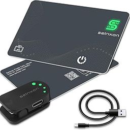 Wallet Finder RFID Blocking Card IP68 Item Tracker Works with Apple Find My APP & Network with Recharge Clip (iOS Only)-28