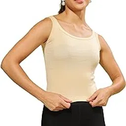 dollar Women's Solid Slim Fit Cami Shirt-picture-36