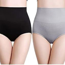 Fashionio� Large Size Panties for Women with High Waist Underwear Ladies Big Briefs Shaper Abdomen Plus Size Cotton Seamless Panties Female��-picture-2