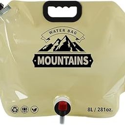 Aspeona 8L Water Bag Portable Folding Bucket Container with Faucet, Travel Camping Collapsible Pouch Camping Supplies - Water Canteen With Spigot for Hiking, Running, Cycling, Festival Gear.-image-50