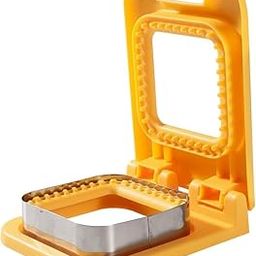 Uncrustables Sandwich Maker, Sandwich Cutters for Kids Lunch Sandwich Cutter and Sealer Stainless Steel Baking Tools Sandwich Pocket Bread Mold Great for Lunchbox and Bento Box (Yellow)-image-51