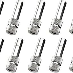 Neil-Kart Brass Mist Nozzle for Fogger Kit – Fine Misting Spray for Garden, Greenhouse, Patio & Outdoor | Fog Nozzle Spray for Cooling System (Pack of 10)-13