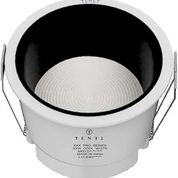 TENET COB Recessed Ceiling Light | Energy-Efficient LED Downlight | White Round Spot Light for Home and Office | Adjustable Focus (Antique, 4000K Natural White, Body Color- White, 18W, 1, Pack of 1)-2