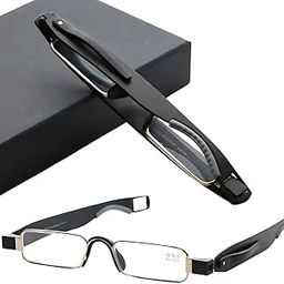 First Lens Library Reading Glasses 360 degree rotating, pen clip for Men & Women - Plus 1.00, 1.50, 2.00, 2.50, 3.00-image-2