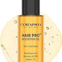 CORALISTA Hair Pro+ Booster | Natural Hair Growth Formula with Rosemary, Batana & Biotin | Scalp Nourishment for Hair Fall Control & Regrowth – 50 ml for Men & Women-image-128