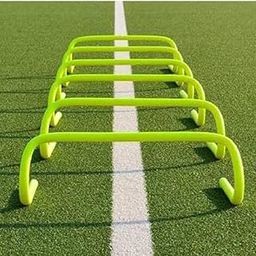 Sports River Agility Training Hurdle Pack of (6 Inch 12 Pics) for Track and Fields Available in Height 6,9,12,15 Inch Strong PVC Tube Built Agility Hurdles-picture-27