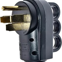CALANDIS™ 50 Amp Male RV Replacement Plug NEMA 14-50P Nylon Durable for Camper Trailer-image-11