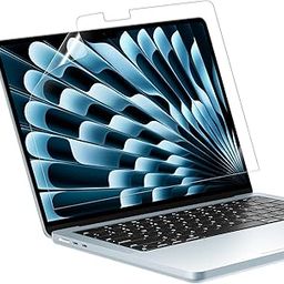 OJOS Screen Protector for 2025-2022 MacBook Air 15" M2/M3/M4 (A2941 A3114 A3241) Anti Scratch 5H Hardness Filter Laptop Protector Accessories- Frosted Matte-17