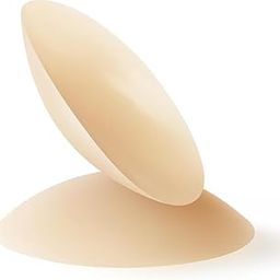 Non-Adhesive Nipple Covers - Reusable Nipple Pasties for Women - Silicone Strapless Bra - Waterproof, No Show Creme-image-16