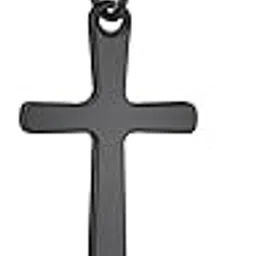 the men thing CROSS FAITH BLACK - Non-Piercing Pure Titanium Steel Earring for Men & Boys-picture-11