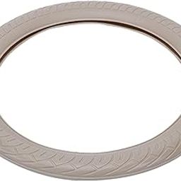 Fuji 1 pc Beige Tyre Design Soft Silicone Car Auto Steering Wheel Cover-32
