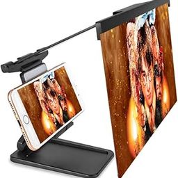Drumstone 𝐋𝐢𝐦𝐢𝐭𝐞𝐝 𝟏𝟓-𝐘𝐞𝐚𝐫 𝐖𝐚𝐫𝐫𝐚𝐧𝐭𝐲 𝐃𝐞𝐚𝐥 -3D 12-Inch Portable Phone Screen Magnifier | HD Amplifier with Adjustable Holder | Foldable Design for Movies, Gaming, Eye Protection-13