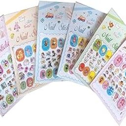 DENICRAAS 3D Nail Art Stickers with Srone | Easy DIY Water Transfer Nail Decoration | Nail Art Decals for Womens and Girls (6 Piece)-image-20
