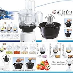 Maggi Rio All in 1 4G Food Processor Attachment & Coconut Scrapper (Black)-20
