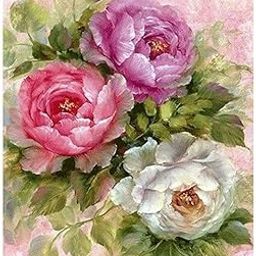 DIY 5D Diamond Painting by Number Kits, Drill Cross Stitch Crystal Rhinestone Embroidery Paint with Diamonds, Peony Flowers of Life Diamond Painting Art Kits for Home Wall Decoration Gifts Arts and Crafts-picture-20