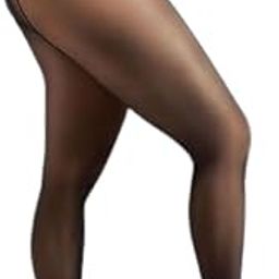 Compression Hose for Women Opaque Tights Sheer Black Fake The Super Elastic Fabric Translucent Summer Provide Fashion and Style Pantyhose High-Waist Control Top Tights Plus Size Pack of 1-image-23