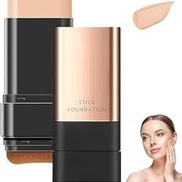 Homcoyz 2 in 1 Anti-Wrinkle Foundation Stick with Brush – Korean Flawless Eraser, Hydrating & Lightweight, Full Coverage Double Head Makeup Stick for All Skin Types-image-32