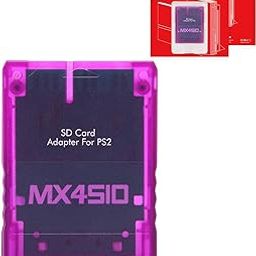 Zunate PS2 MX4SIO SIO2SD Reader Adapter, Hand Made Stable Replacement MX4SIO TF Adapter for PS2()-2
